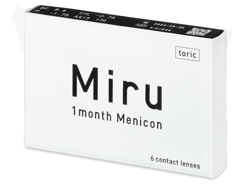 Lentes de Contacto Miru 1 mes Menicon Toric (Astigmatismo)