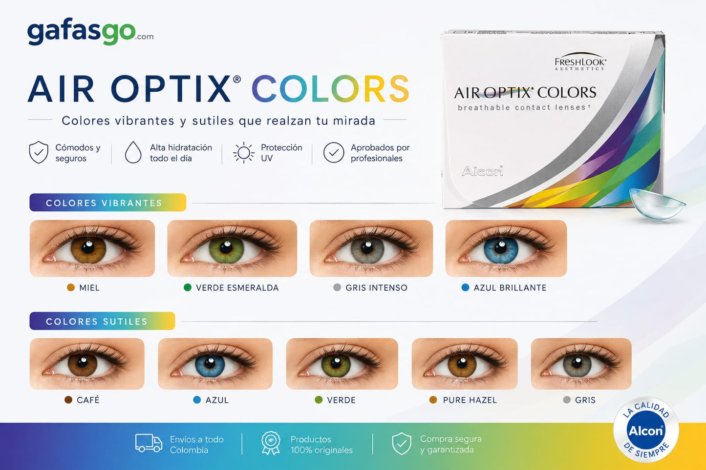 Lentes de Contacto AIR OPTIX® COLORS Cosméticos