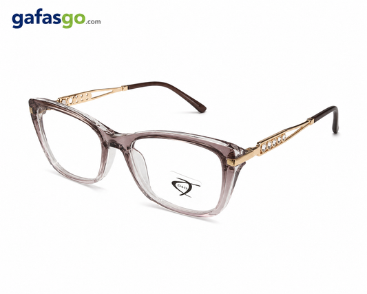 Montura Oftálmica Femenina GafasGo® Crystal Rose Gold