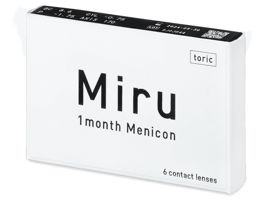 Lentes de Contacto Miru 1 mes Menicon Toric (Astigmatismo)