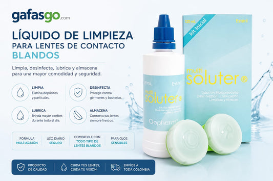 Kit Limpieza (Promo) Multi Soluter de Lentes Contacto